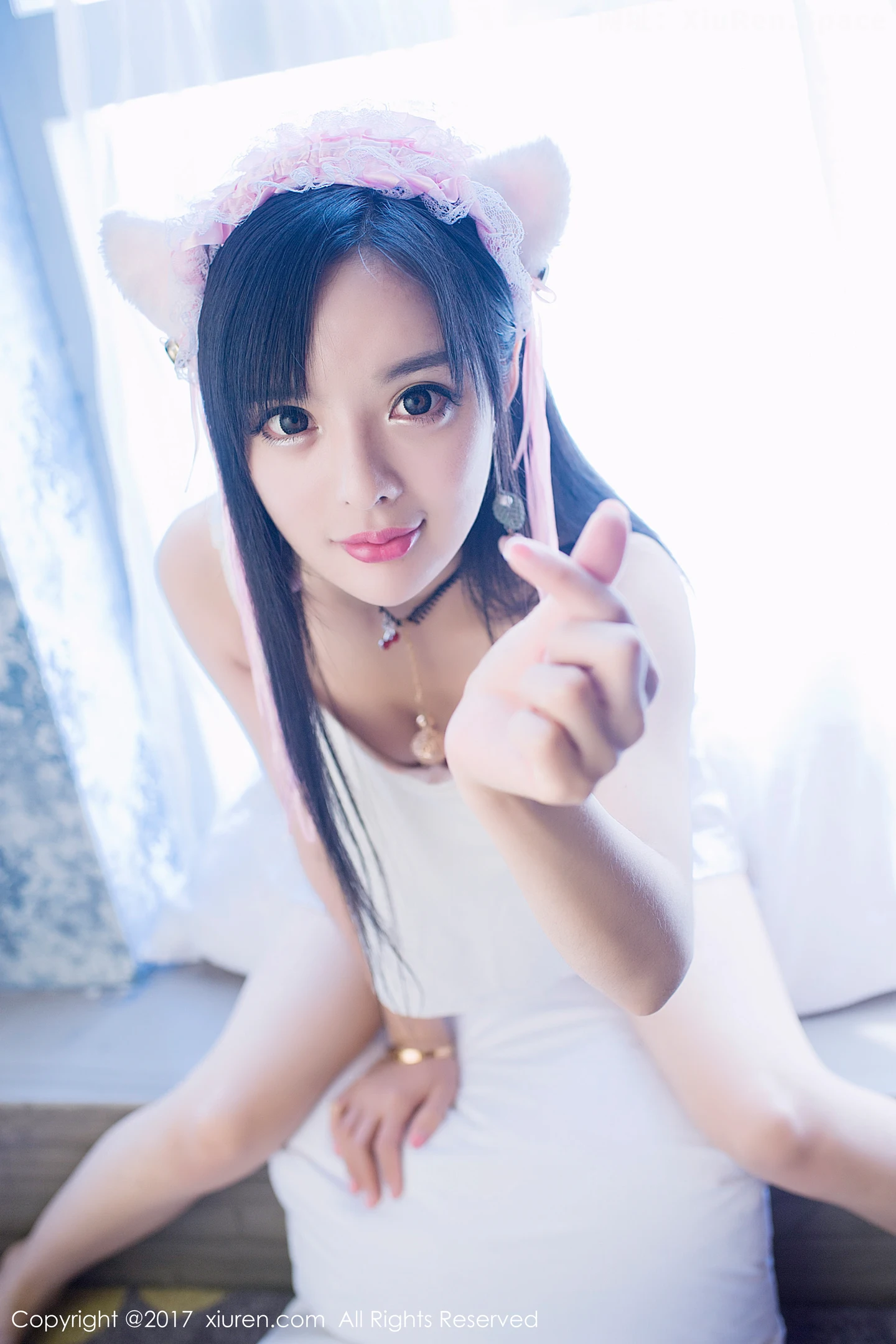 图片[5]-[XiuRen秀人网]VOL.874 嫩模柠檬baby居家白色吊带猫女郎+日系体操服完美诱惑写真47P-秀人网官方网站